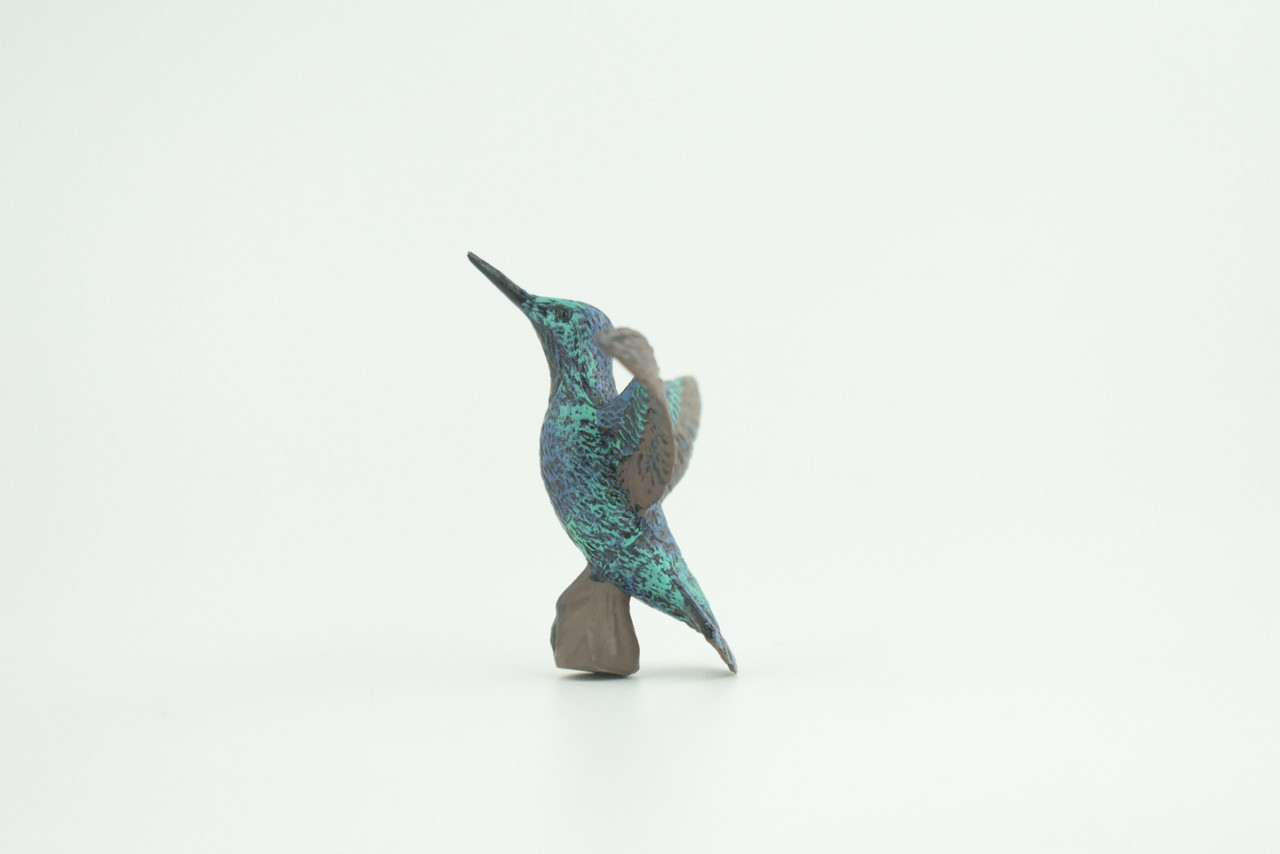 Hummingbird toy, Blue and Green, Realistic Bird Model, 2 3/4 Inches CH869 BB199
