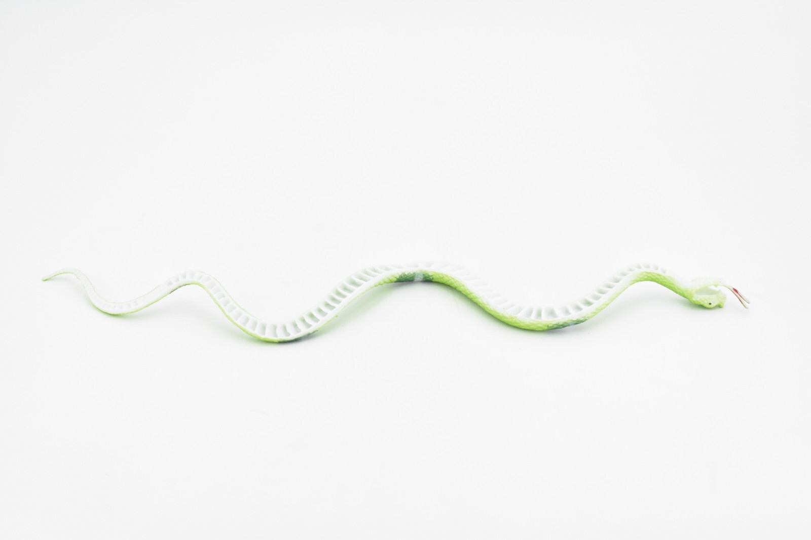 Snake, Green, Emerald Boa, Rubber Reptile, Educational Toy 12″ F1735-B222
