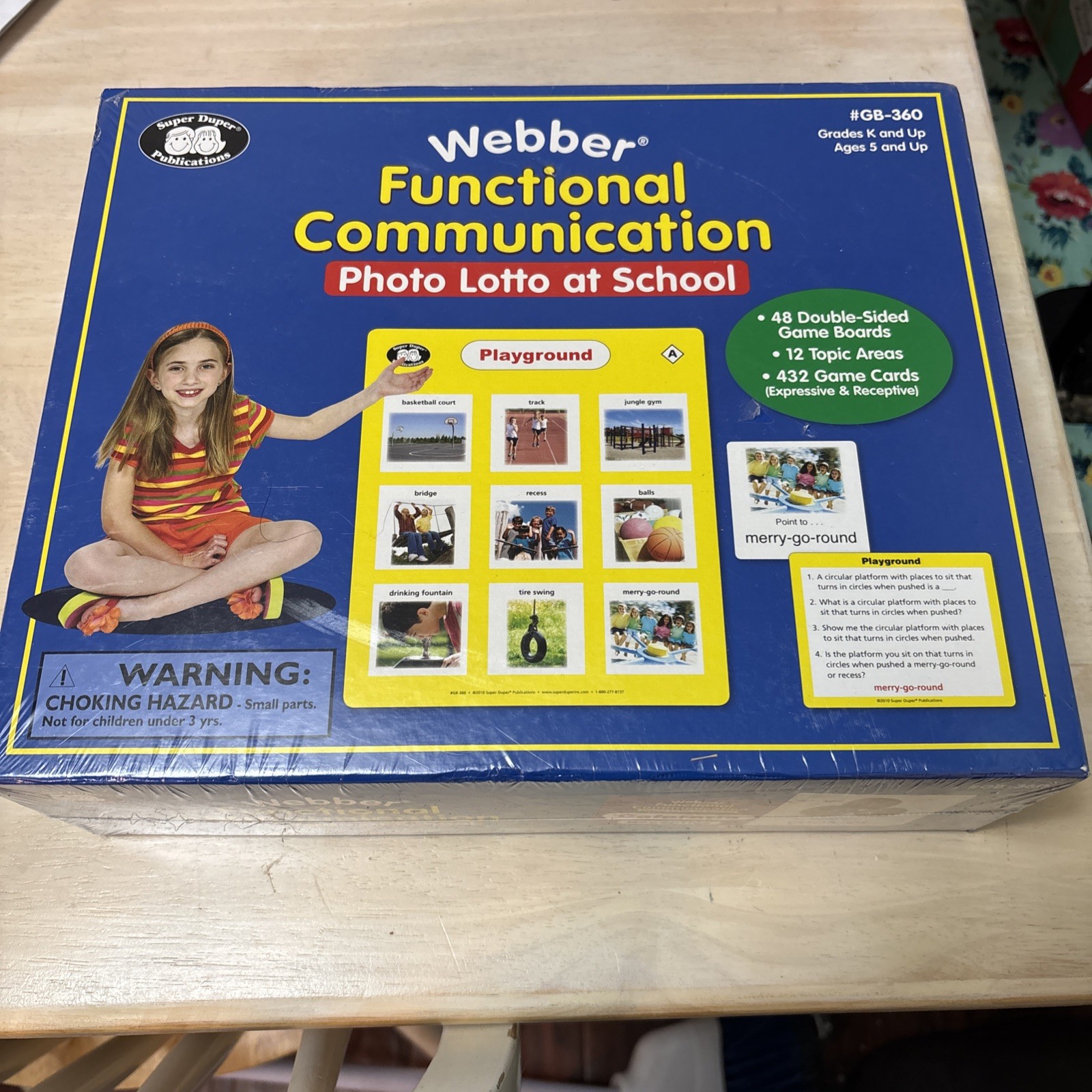 Super Duper Webber Functional Communication Photo Lotto At School Speech Therapy