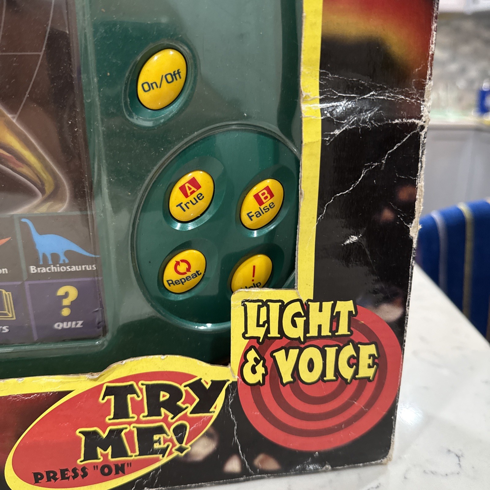 Interactive Amazing Dinosaurs Kids Learning Black Electronic Toy Working Read