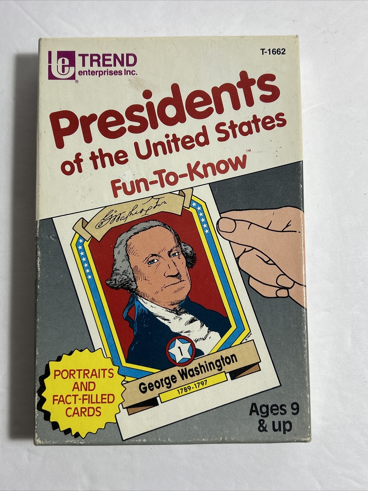 Trend Presidents of the United States Fun-To-Know Flash Cards 1992 T-1662
