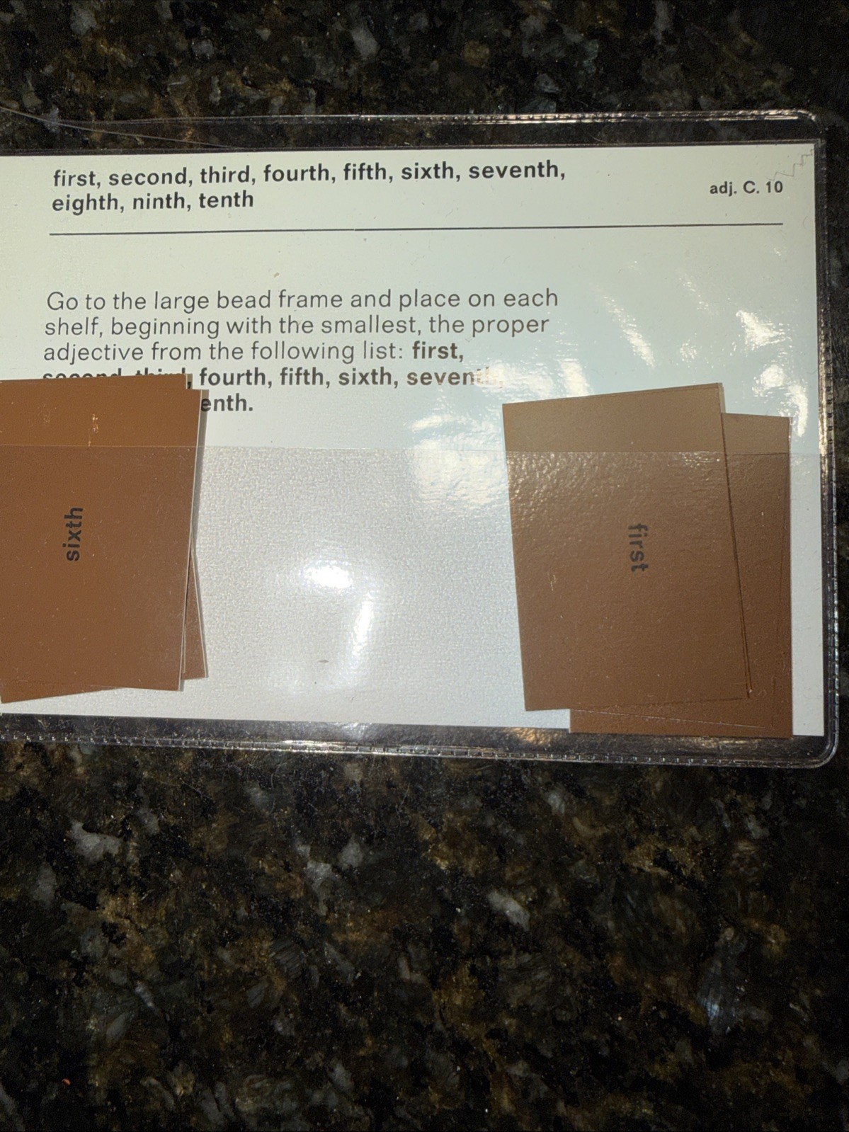 Montessori Command Cards Adjectives Superlatives Grammar, Homeschool Sentences