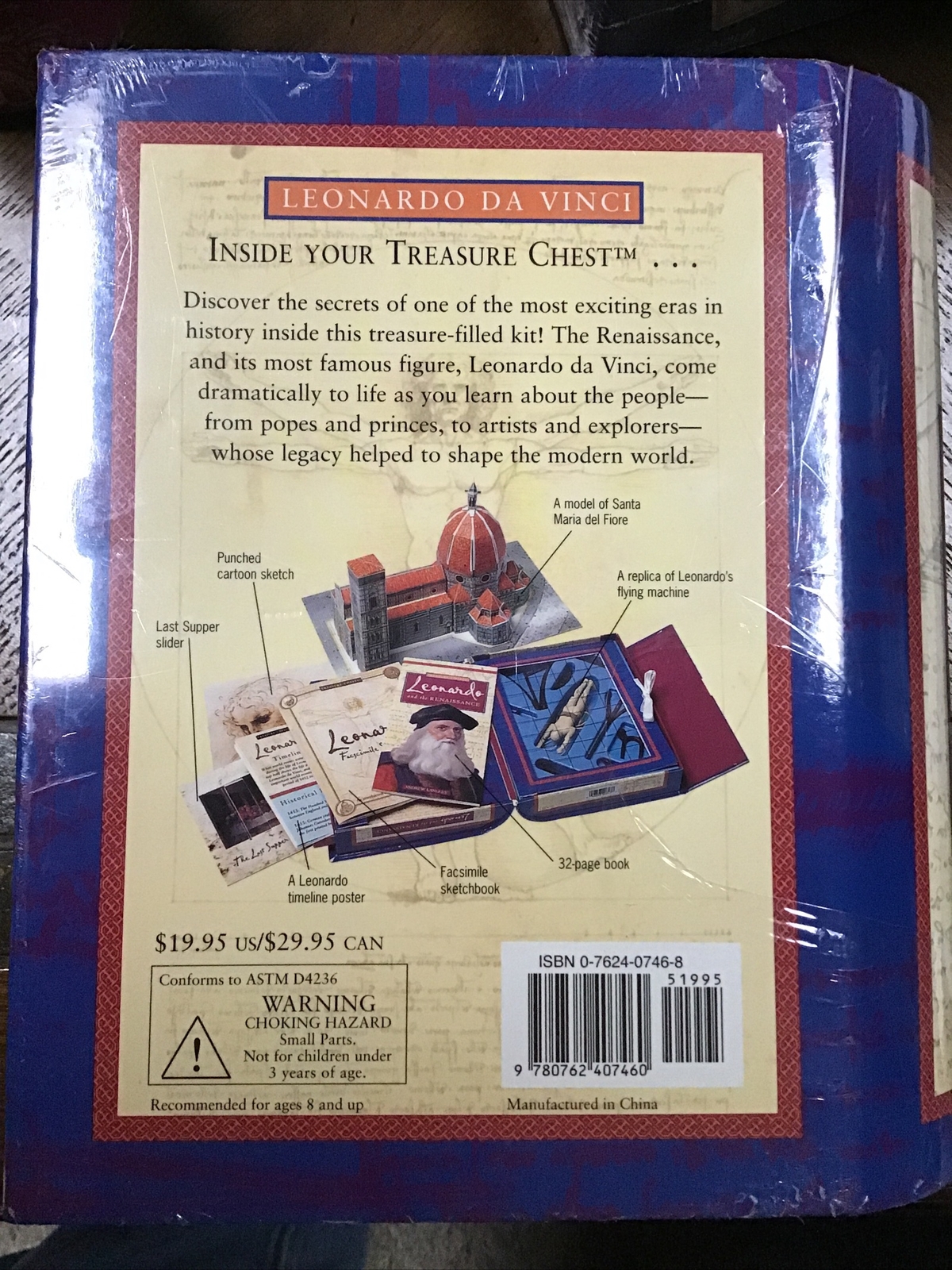 Treasure Chests – Leonardo da Vinci and the Renaissance – new/sealed