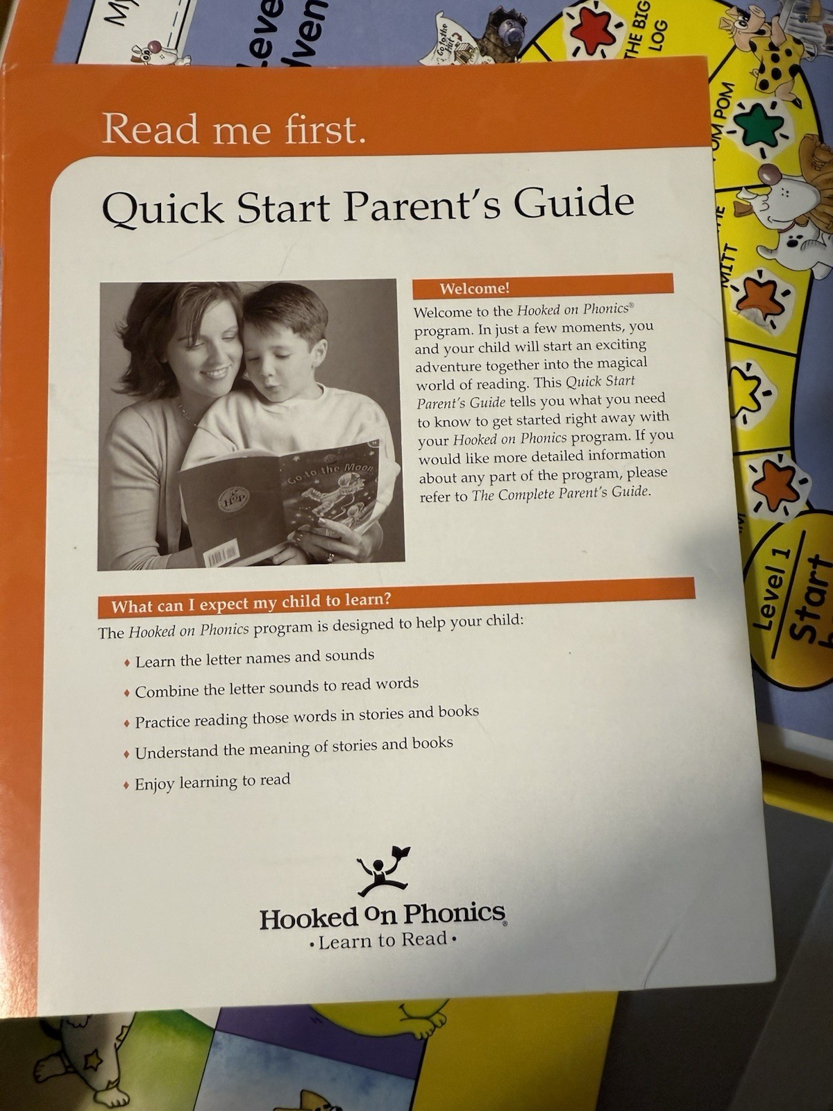 Vintage Hooked on Phonics Learn to Read Level 1 Kit