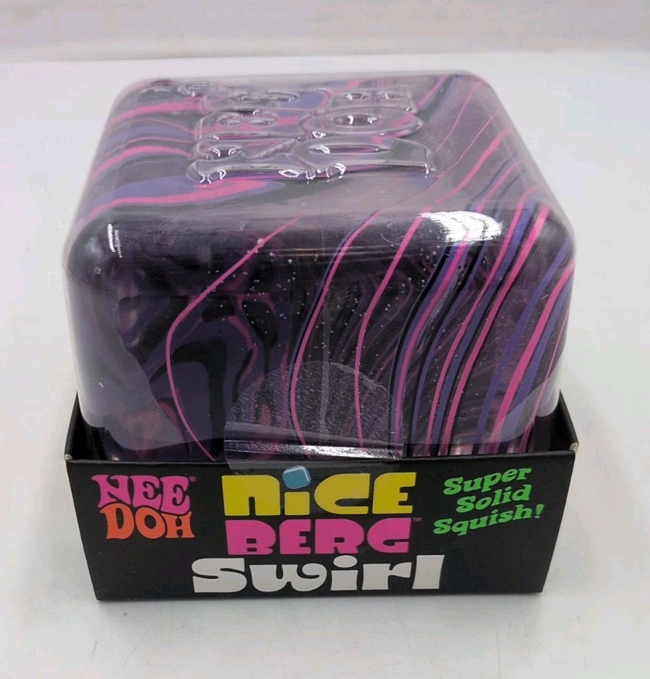 Needoh Nice Berg Swirl – Multi Color – Rare – New In Box – (Genuine Seller)