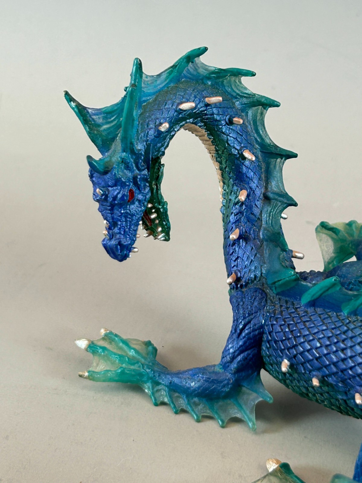 Green Forest & Blue Water Fantasy Dragon Figures Safari Ltd. Mythical Preowned