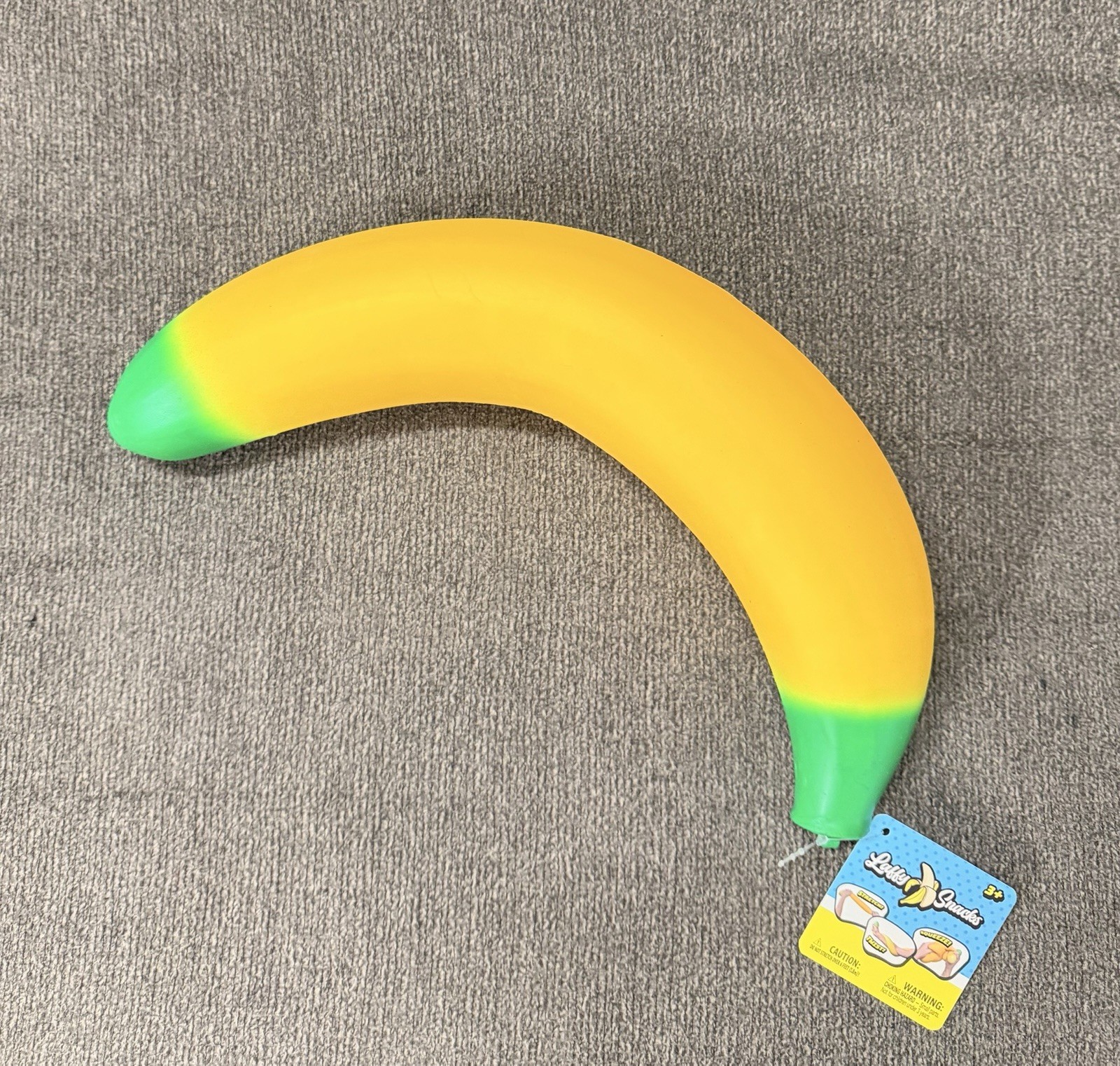 Sunny Days Squeezy Banana Yellow Squishy Toy TikTok Stress Relief Sensory Fun
