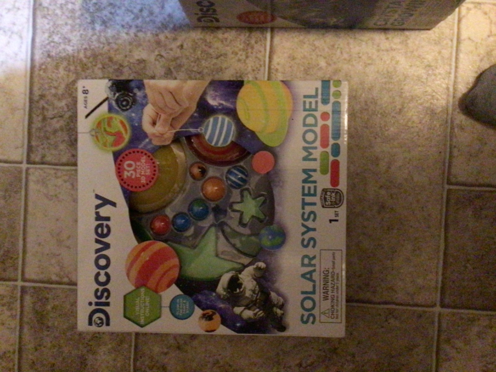 Discovery Solar System Model 30 Piece 3D Model Set Science Kit For Kids~Sealed