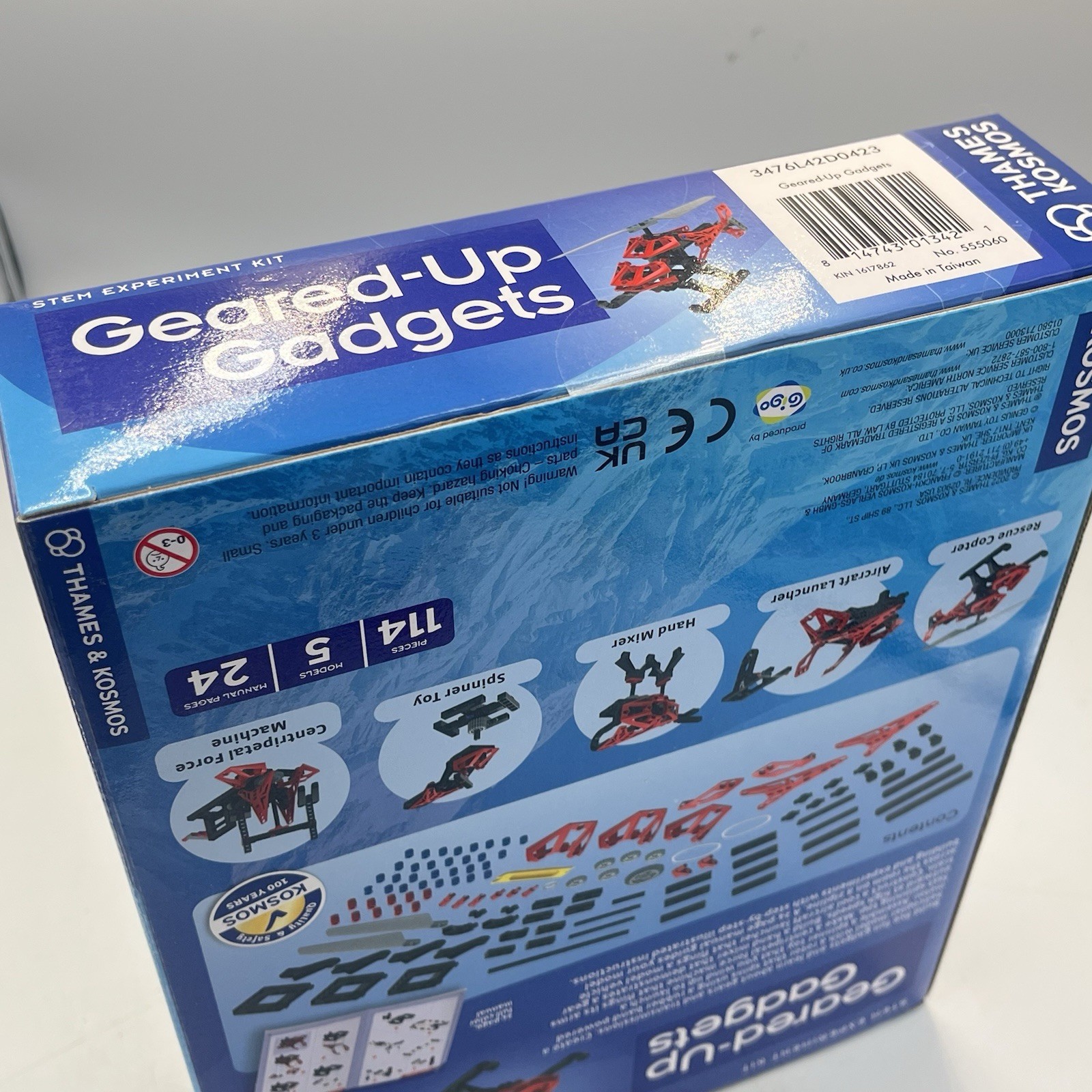 Thames & Kosmos Engineering Makerspace Geared-Up Gadgets Science Experiment Kit