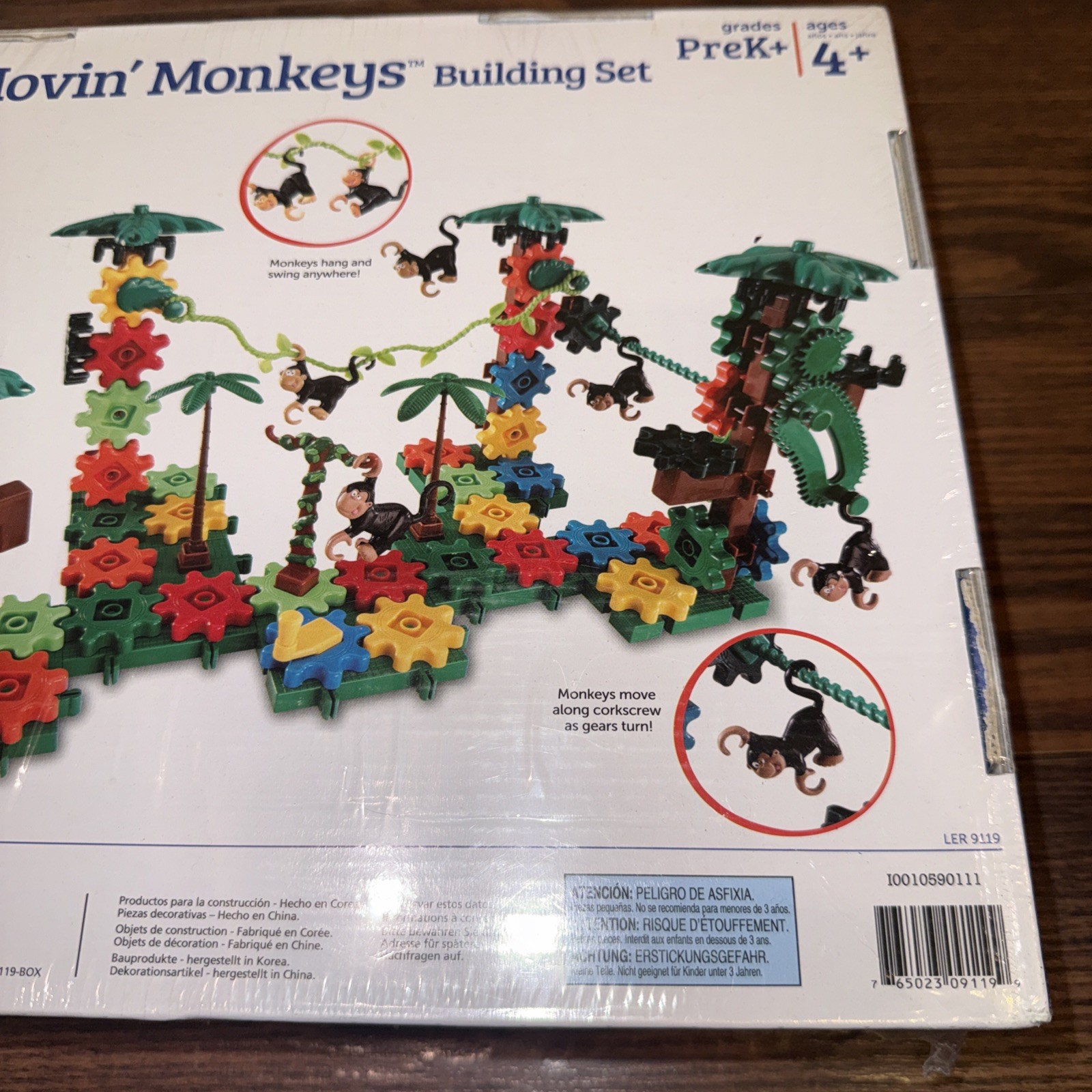 Learning Resources Gears! Gears! Gears! Movin Monkeys STEM Building Set Ages 4+