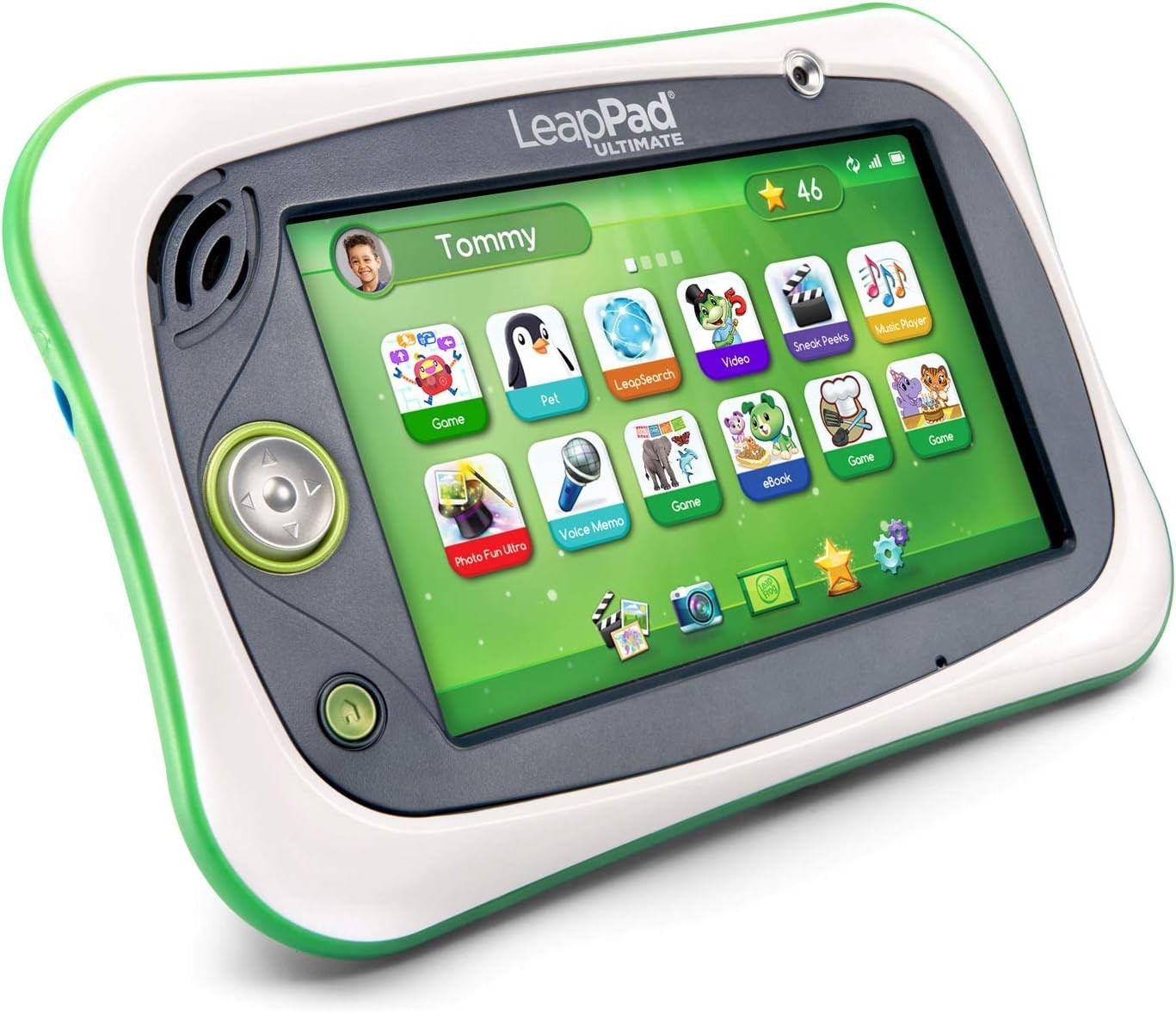 LeapFrog LeapPad Ultimate Get Ready for School Tablet, Green (English Version),