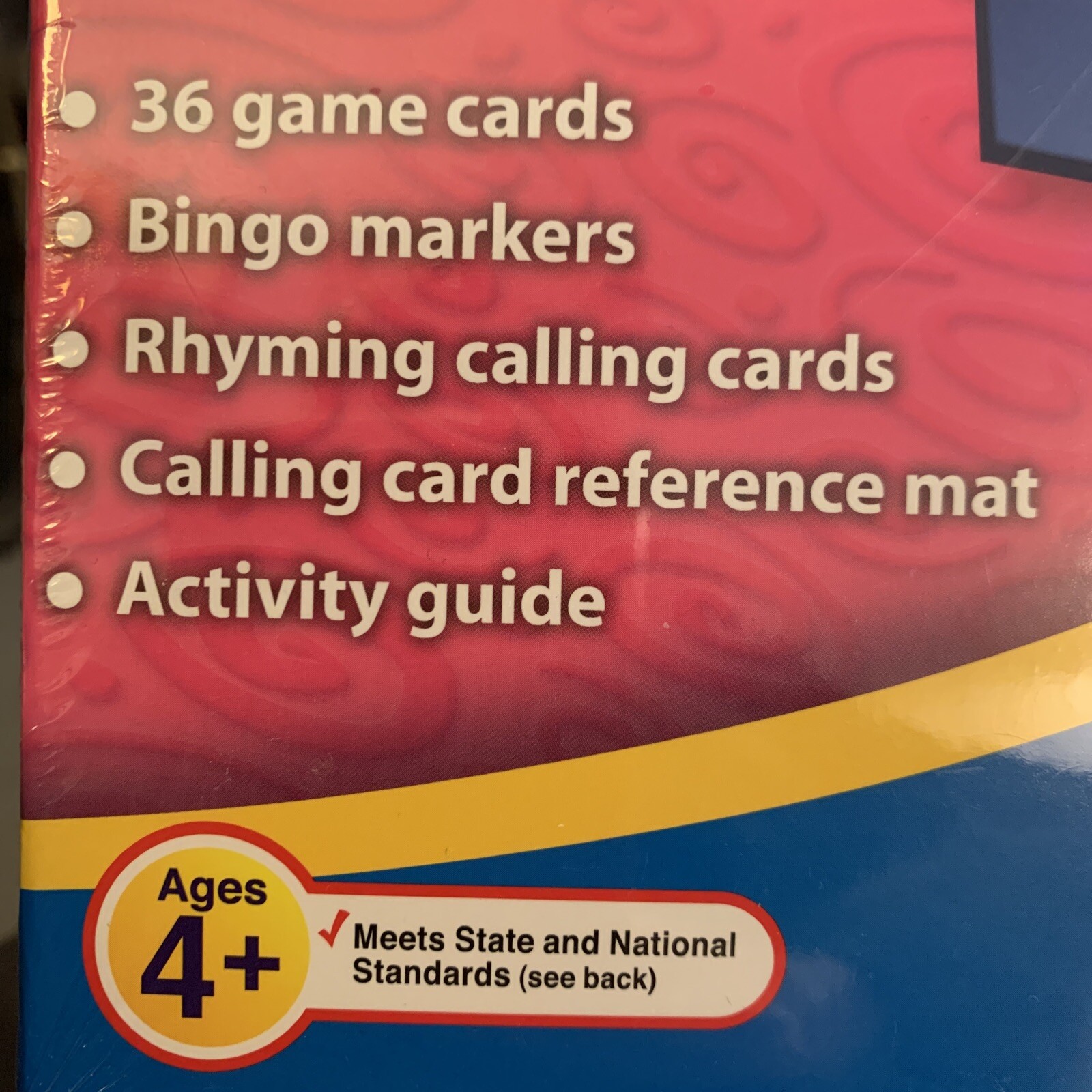 Lakeshore Rhyming Bingo Game, Rhyming Words, Ages 4 and Up, JJ313