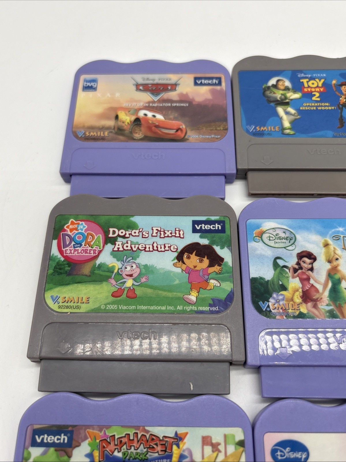 VTech VSmile Learning System 16 Game Lot – Disney Cars Shrek Dora Toy Story