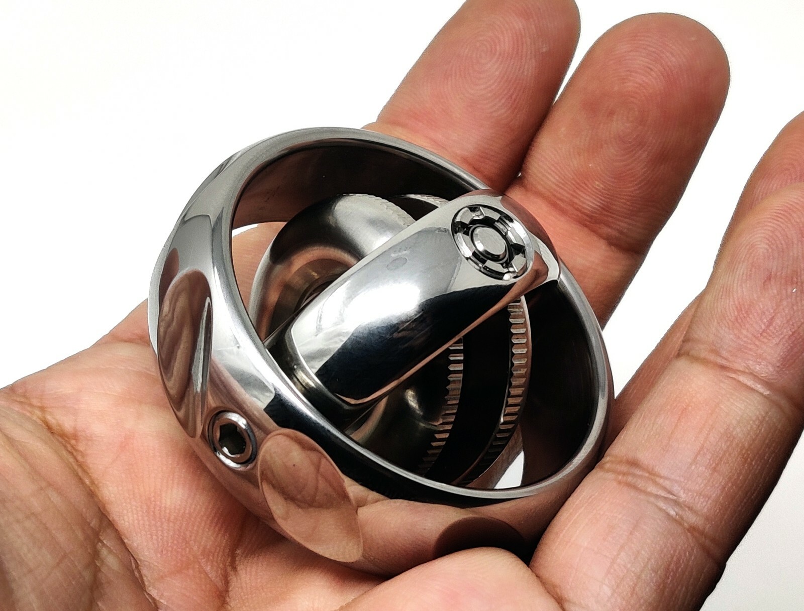 Mechforce EDC Gyroscope GEN2 Stainless Steel Hand Fidget Stress Relief Focus Toy