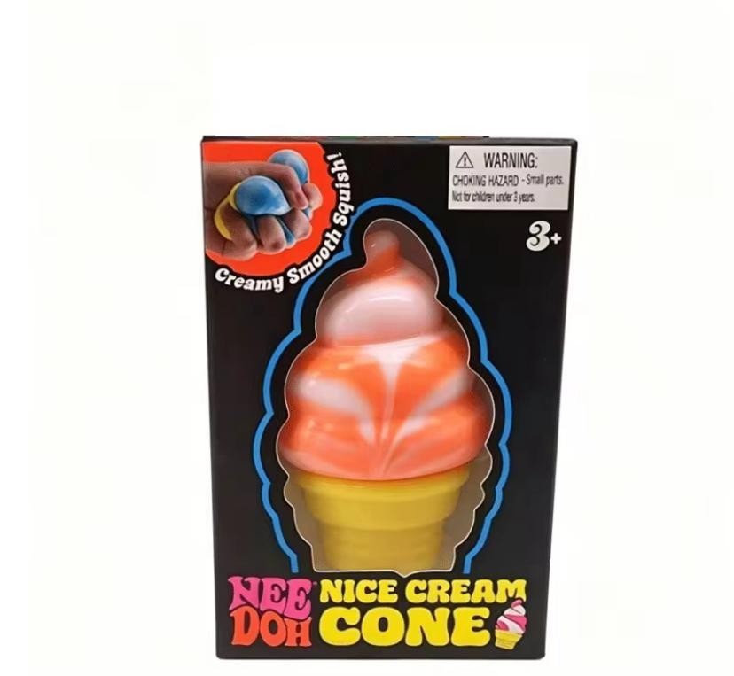 NeeDoh NICE CREAM CONE Ice Cream Squishy Toy 2026 NEE DOH Stress Ball