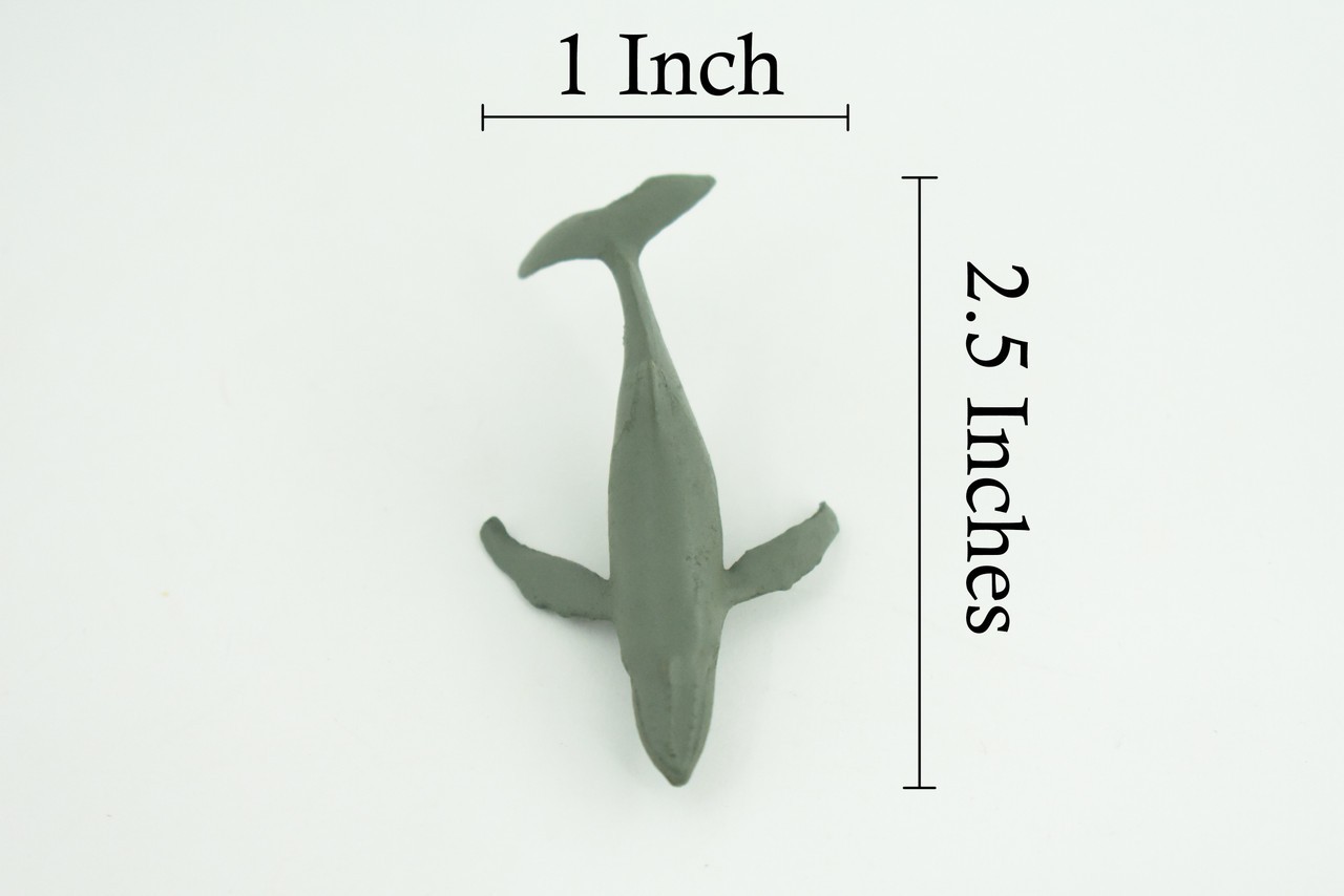 Toy Humpback Whale Green, Baleen Realistic Model, Gift, 2 1/2 Inches CWG56 B197