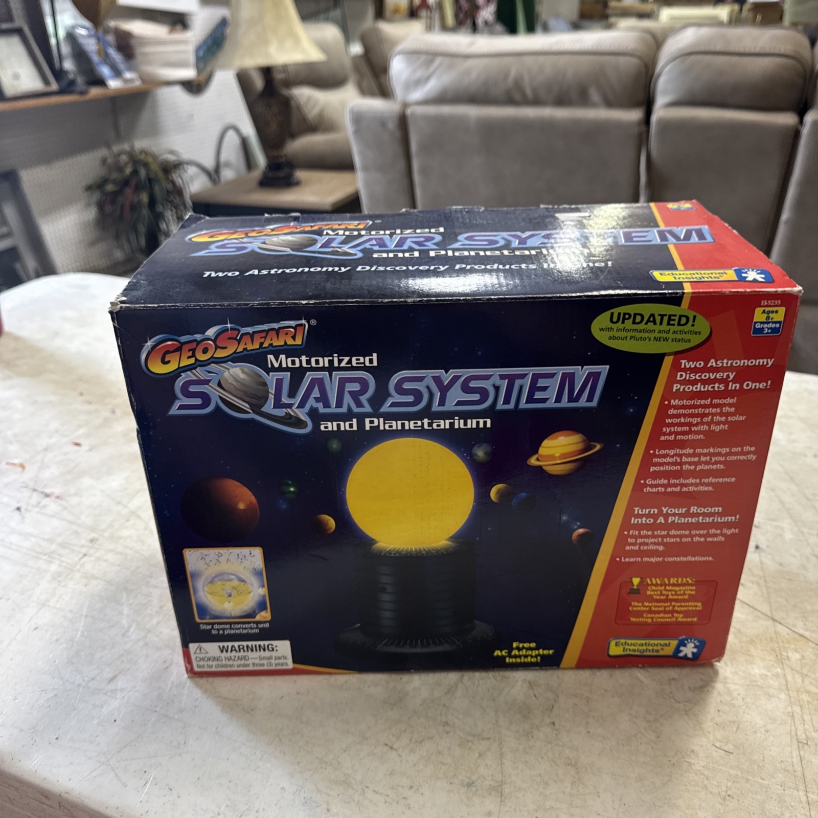 Educational Insights GeoSafari Motorized Solar System Project A Star Show WORKS