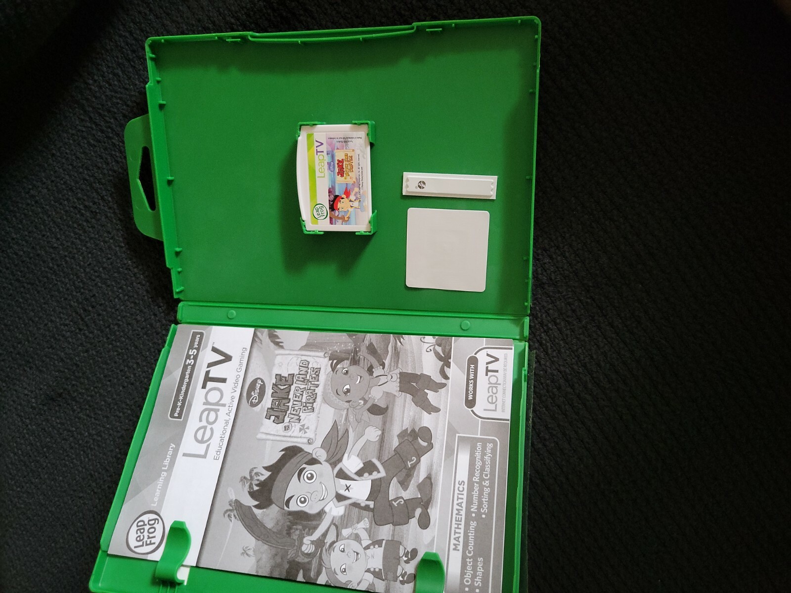 LEAP FROG LEAP TV Video Game Cartridge, DISNEY’S JAKE & THE NEVERLAND PIRATES