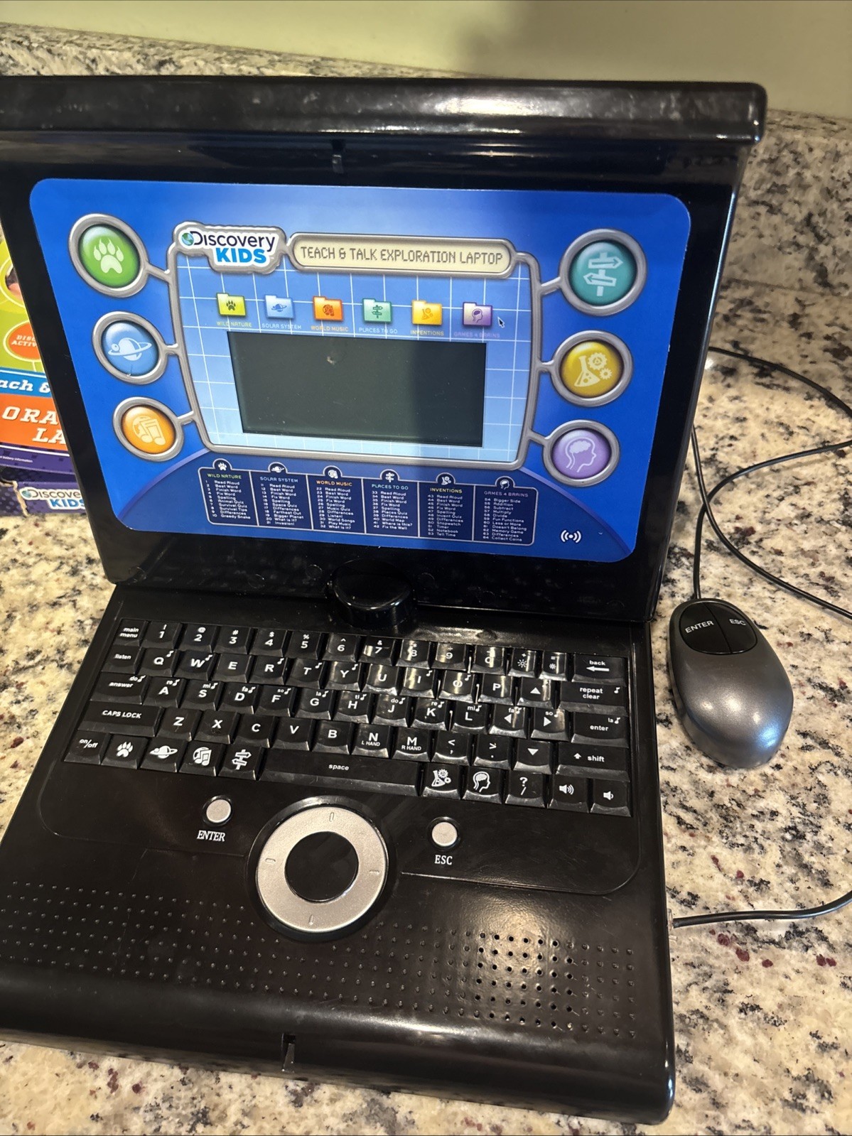 Discovery Kids Teach Talk Exploration Laptop 60 Activity Games USED EXCELLENT FS