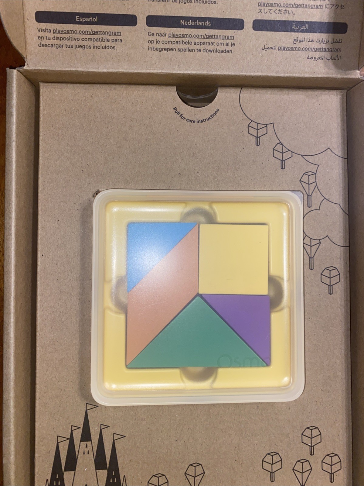 Osmo Learning Genius Tangram Pieces Complete New In Box & Storage Container