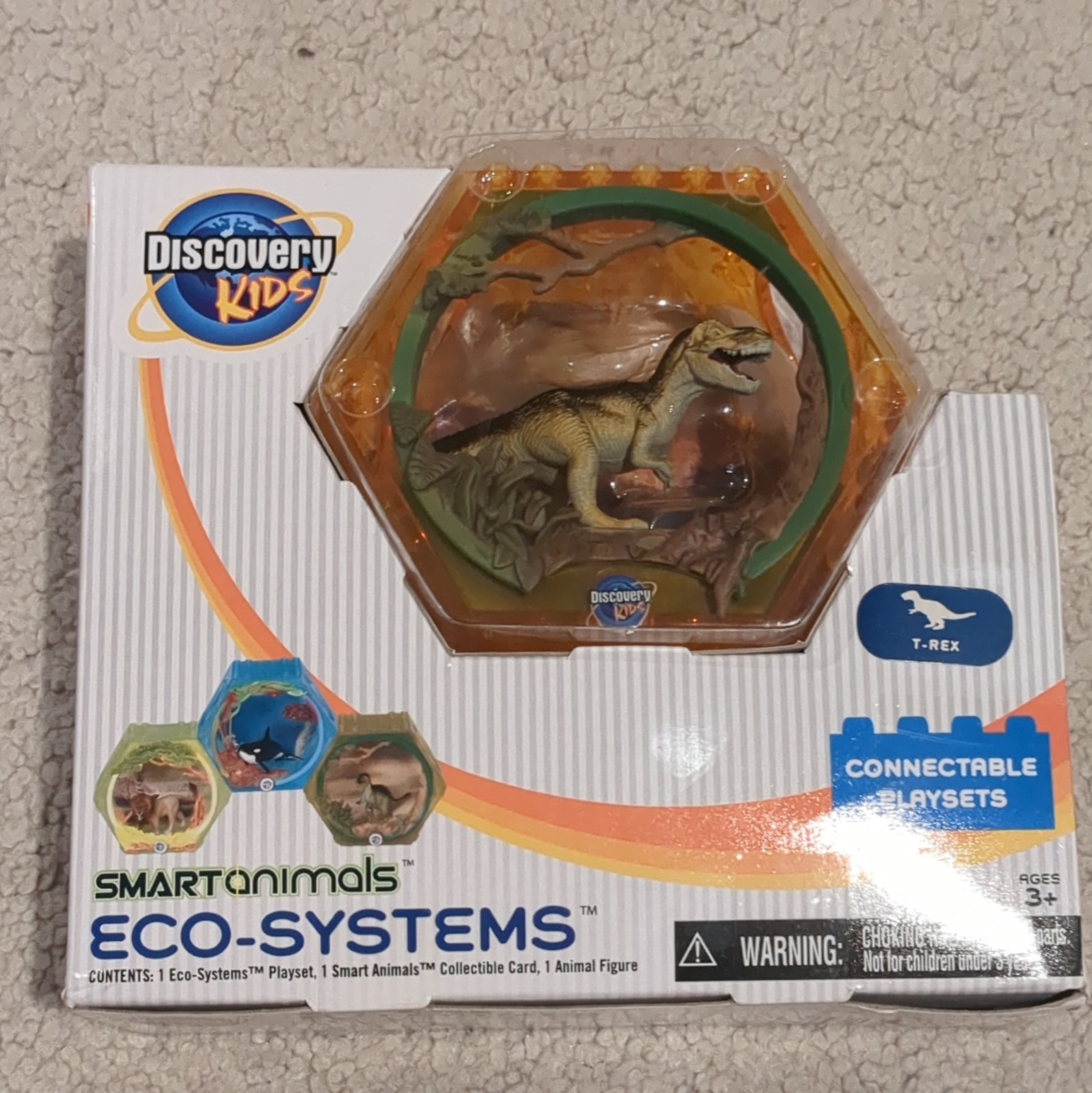 Discovery Jakks Pacific kids Smart animals eco-systems T-Rex New Old Stock HTF