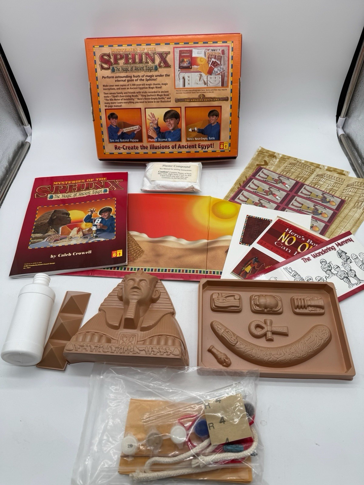 Vintage 1998 MYSTERIES OF THE SPHINX The Magic of Ancient Egypt Educate COMPLETE