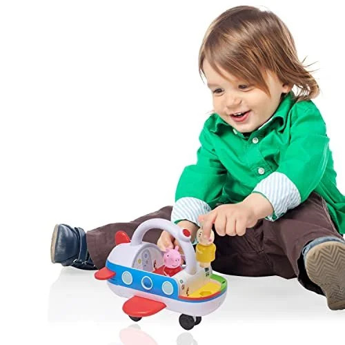 WOW! STUFF Peppa Pig Toys Clever Plane Pre-School Learning Interactive Toy