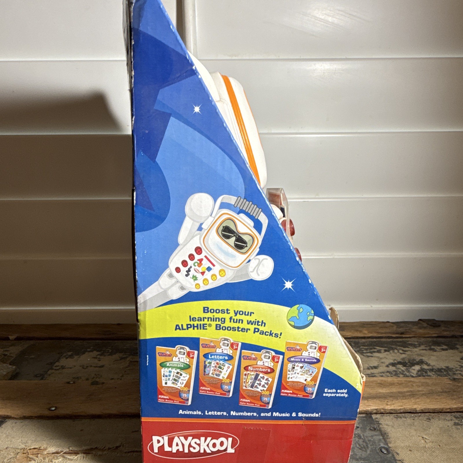 Playskool Alphie Electronic Learning Robot w/ Booster Cards Vintage 2011 3+
