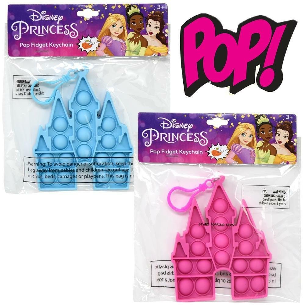 Princess Castle Push Pop Pop Bubble Fidget Toy, Silicone Squeeze Sensory Tools