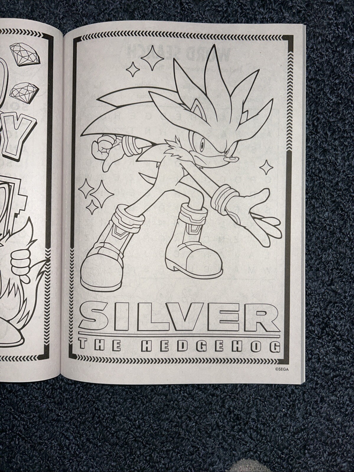 Sonic The Hedgehog Jumbo Coloring & Activity Book New Bendon Made In USA