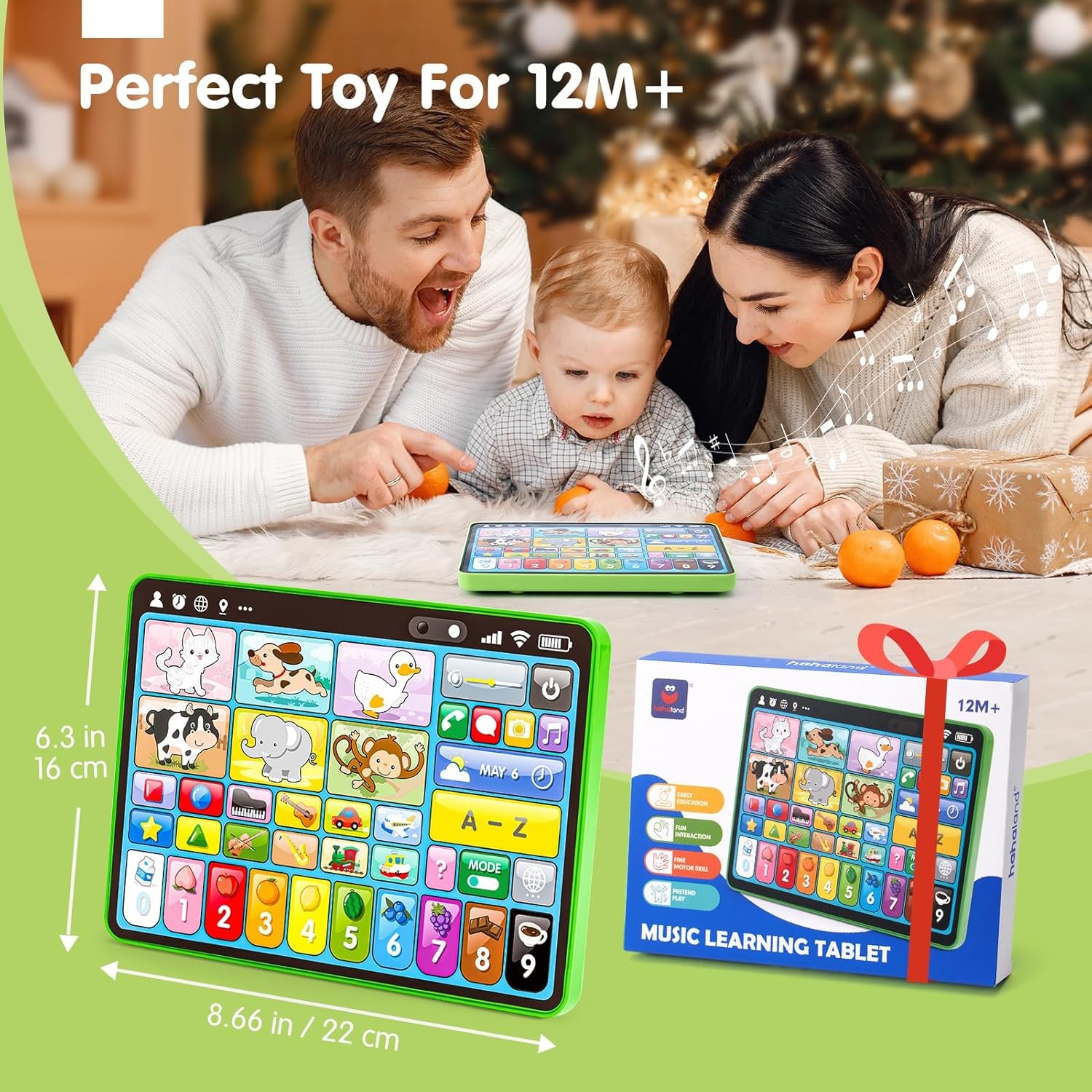 Educational Tablet Learning Pad Electronic Interactive Toy for Kids Toddlers