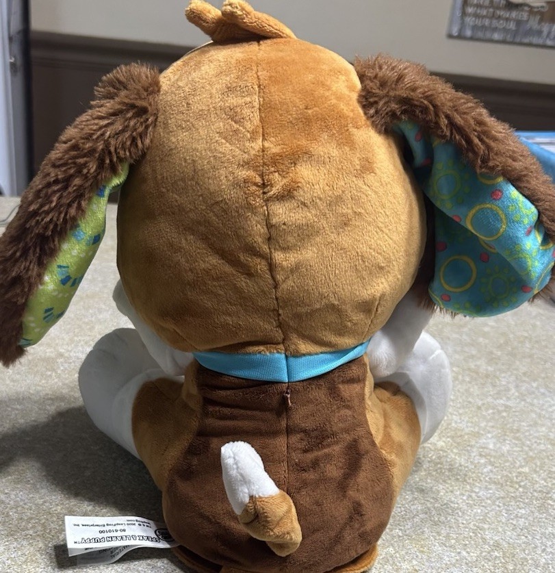 Leap Frog Speak & Learn Puppy W/ Interactive Talk Back And Motion Feature WORKS
