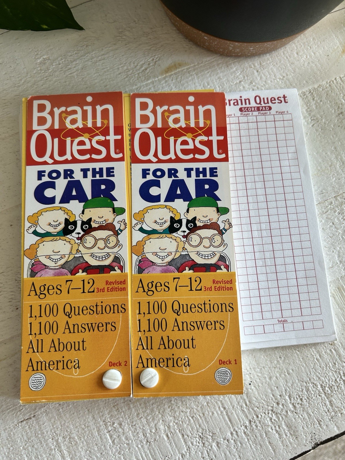 Brain Quest Extra For The Car Set Ages 7-12 All About America 3rd Edition plus