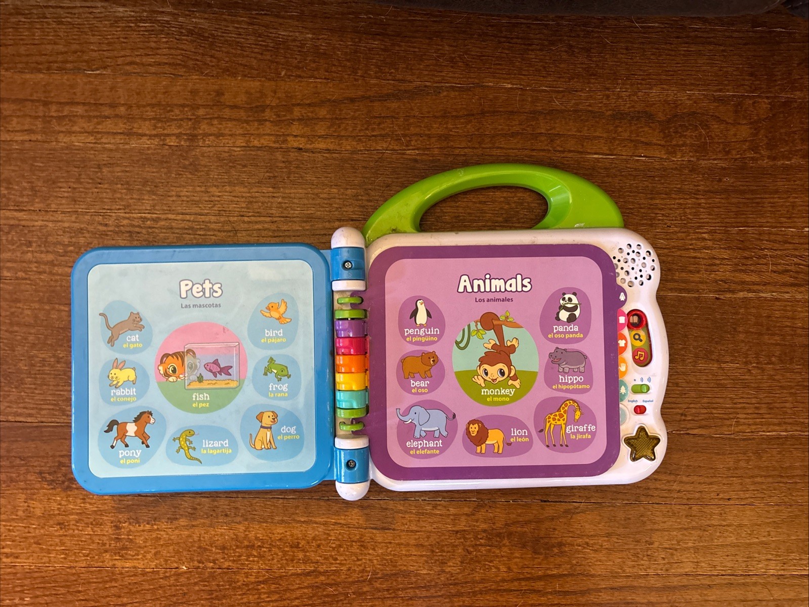Leap Frog Learning Friends 100 Words Electronic Book English Spanish 2018 Toy