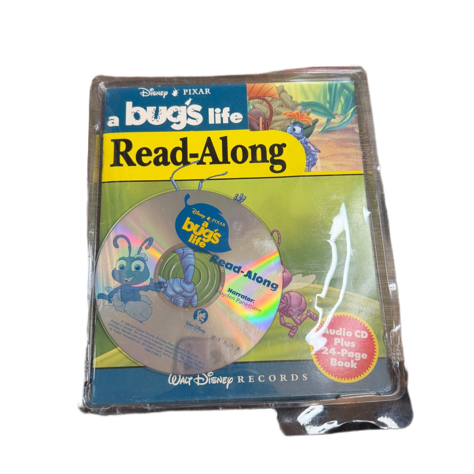 Disney Story Reader Electronic Book System Carrying Case 22 Books 10 Cartridge