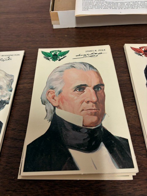 Vtg 1975 Presidents of the United States Flash Cards With Quiz Game Edu-Cards