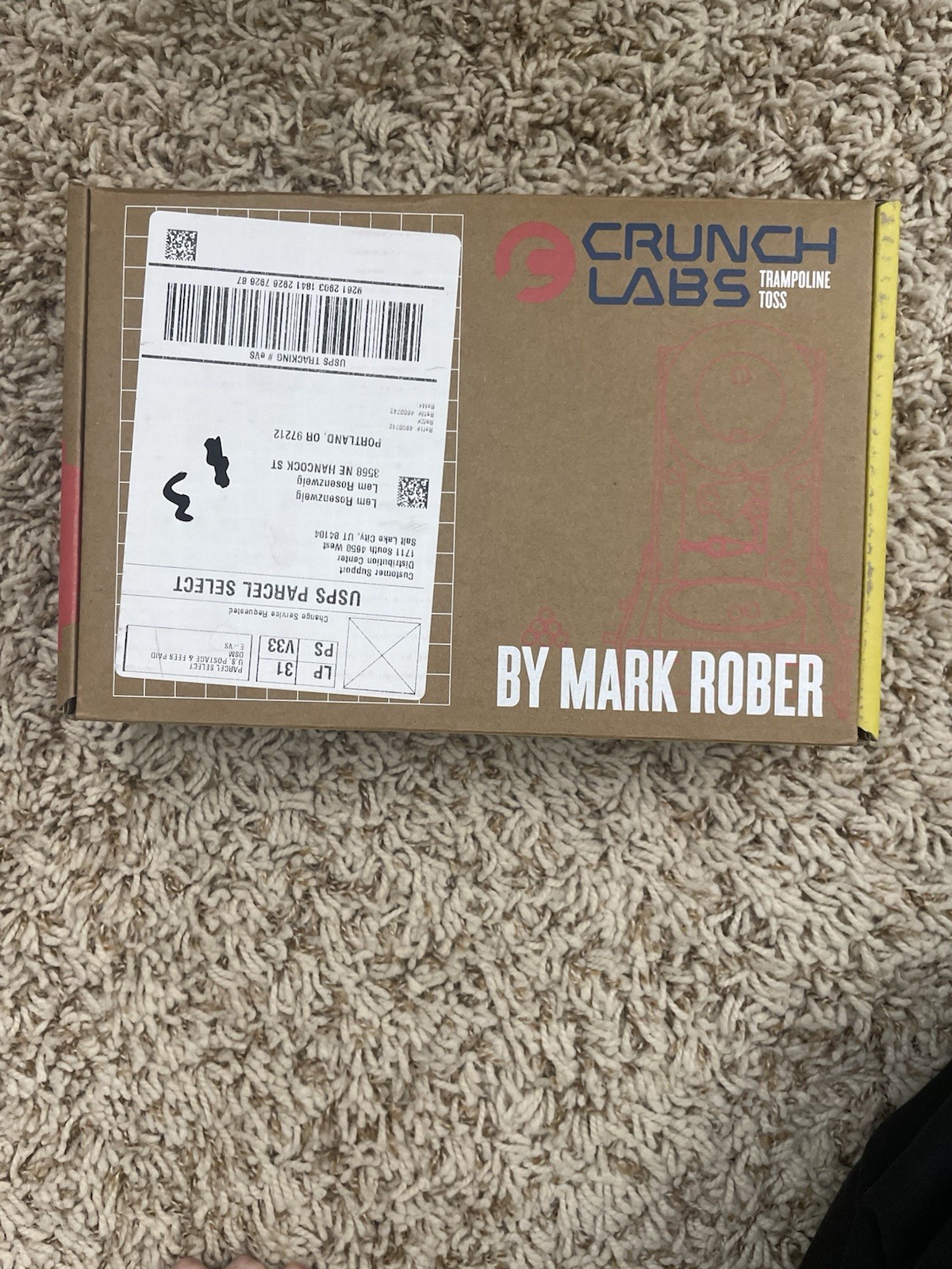 Pre-built – CrunchLabs Trampoline Toss Box 23 – READ DESCRIPTION