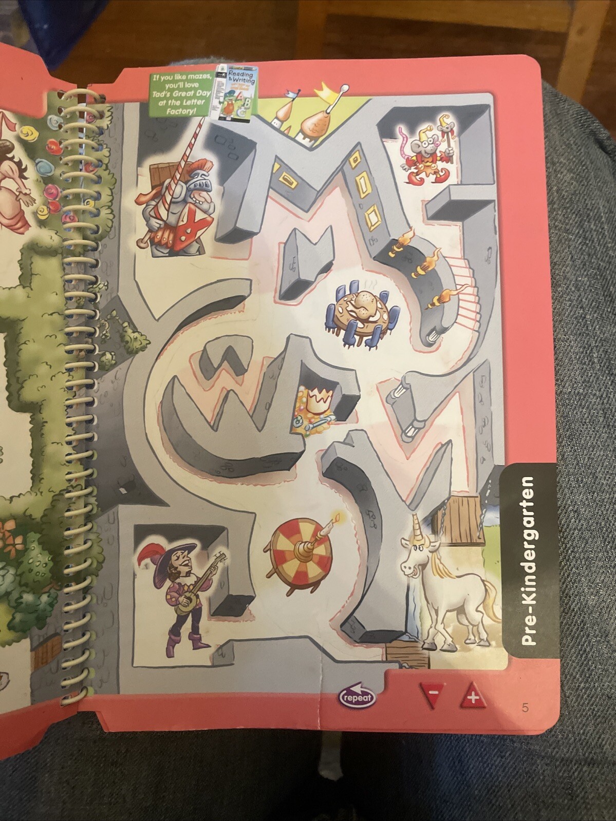 LeapFrog LeapPad Reading, Writing & Math Pre-K – 1st Grade Book No Cartridge