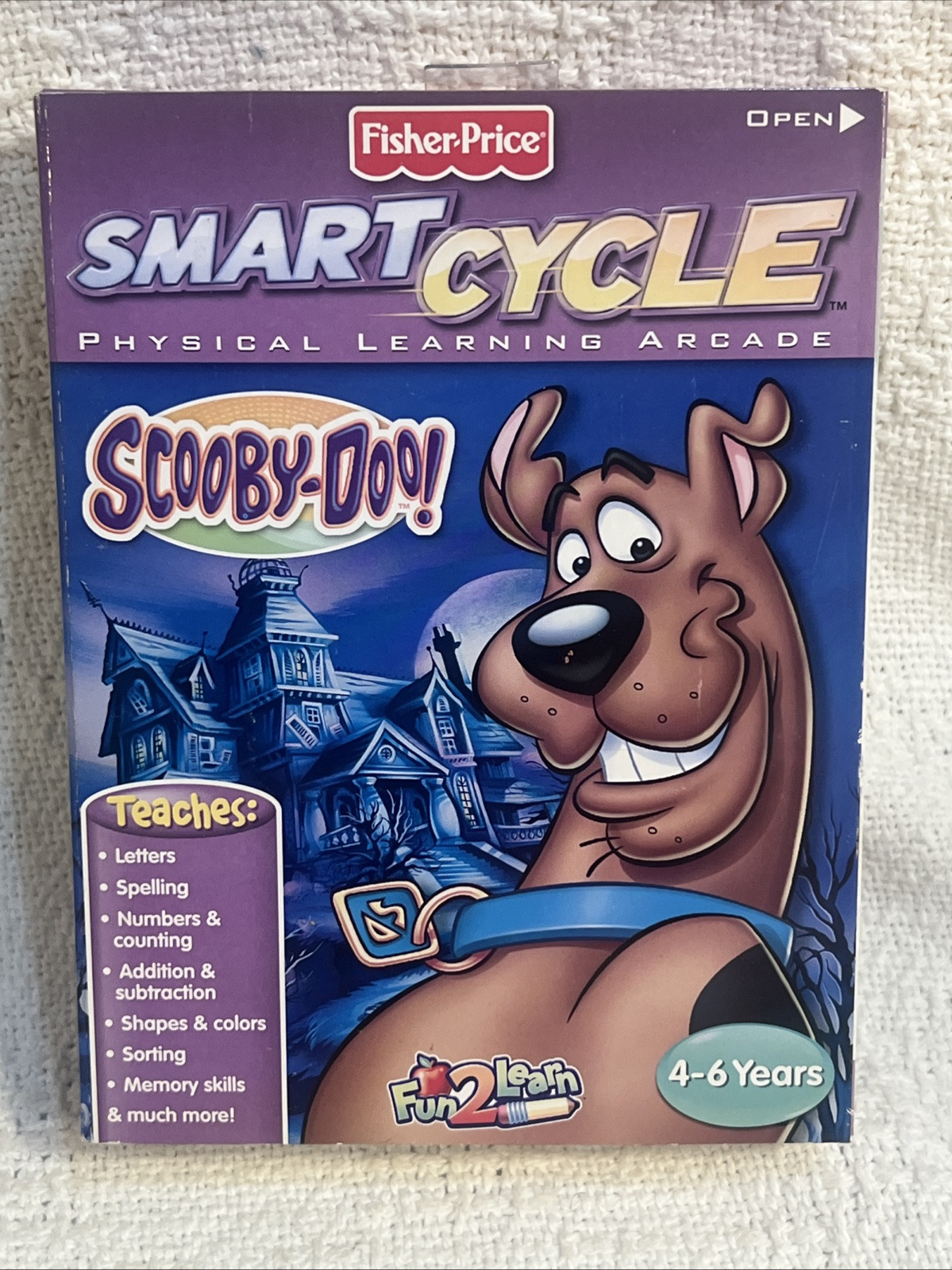 Brand NEW Factory Sealed Scooby-Doo Scooby Doo Smart Cycle Game Cartridge