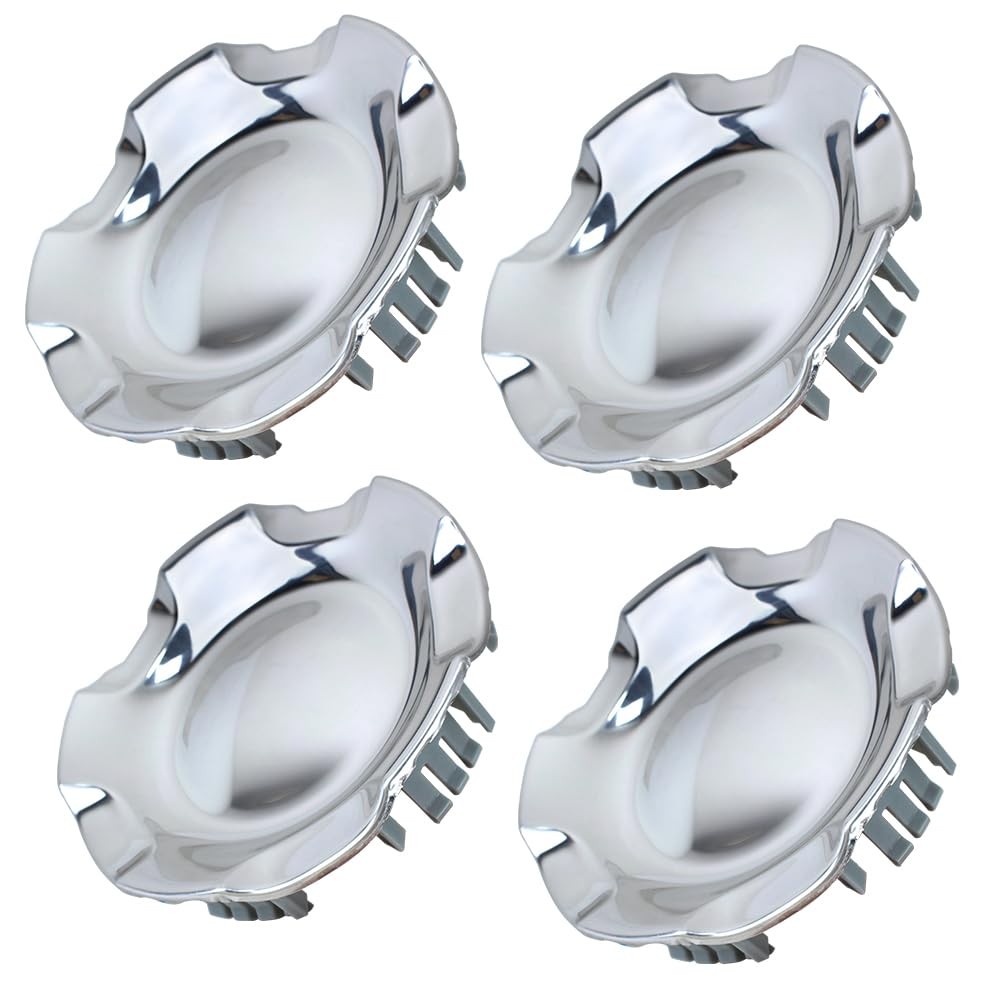Chevrolet Polished Aluminum 4PCS Hubcap Wheel Center Cover Compatible