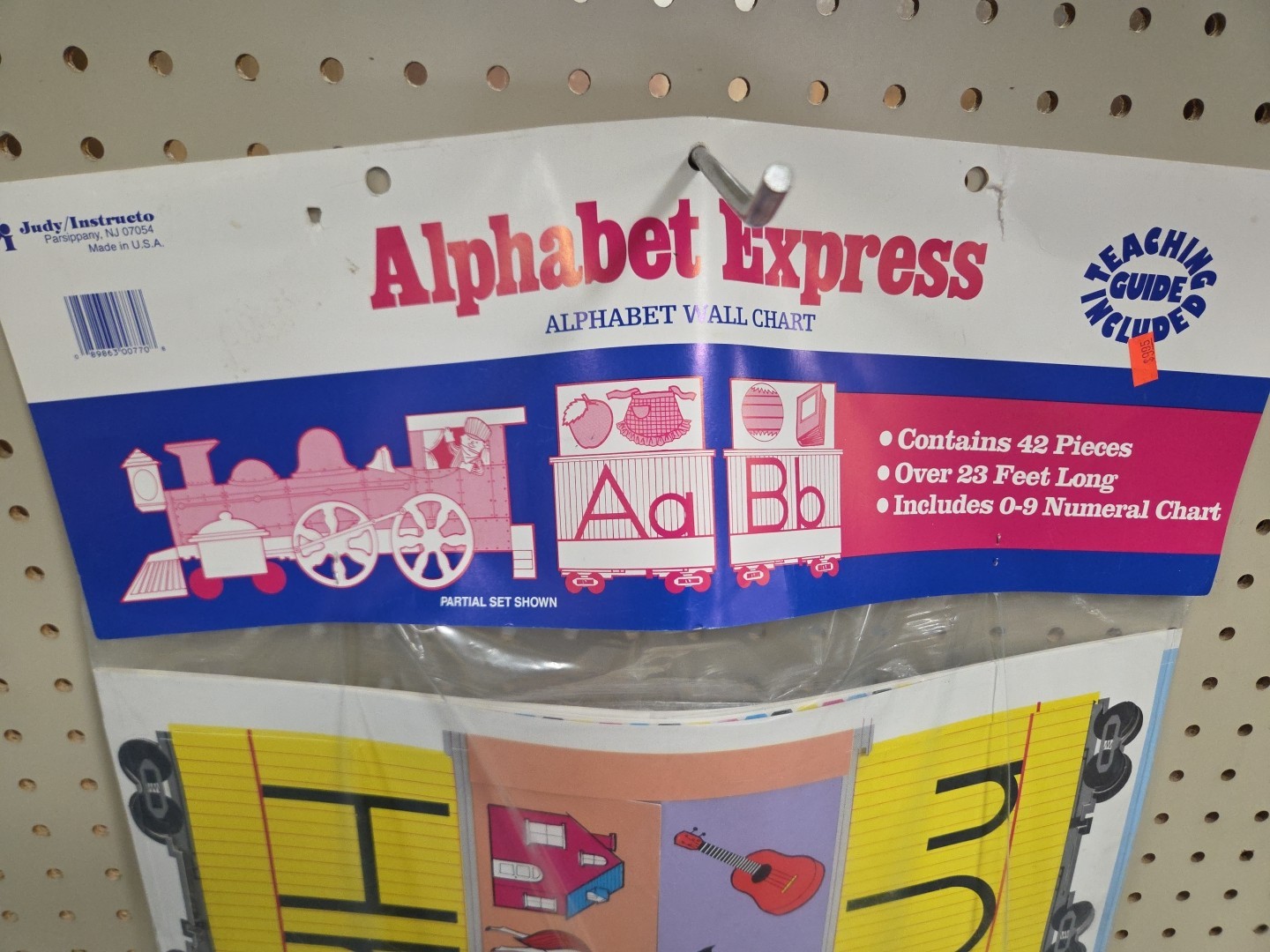 Vintage Alphabet Express Wall Chart By Judy/Instructo