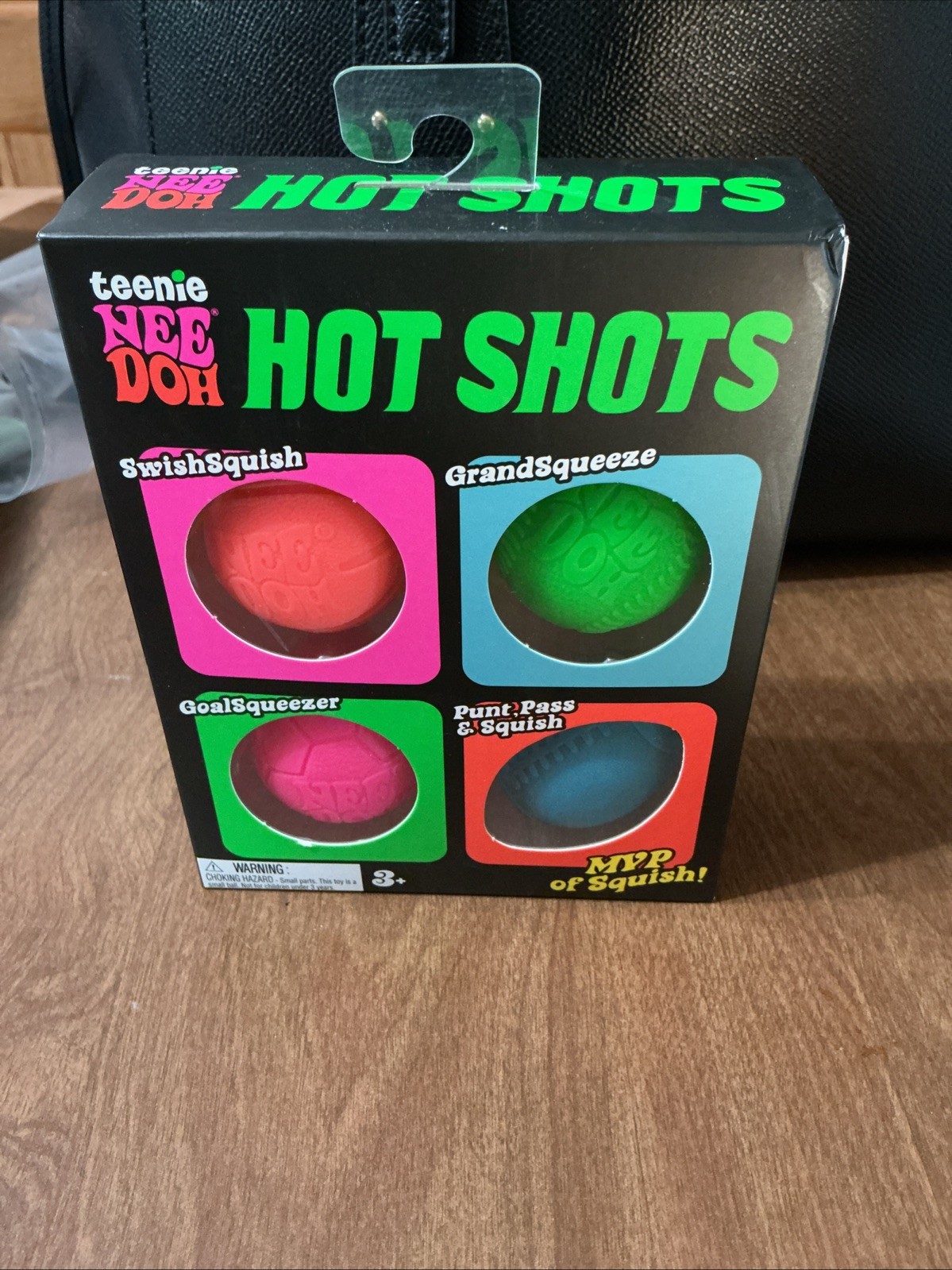 Teenie NeeDoh Hot Shots 4 Pack Squishy Fidget Stress Balls