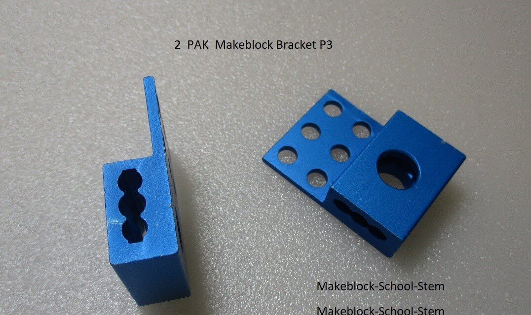2 PAK Makeblock P3 Bracket * 6061 Aluminum Open Source