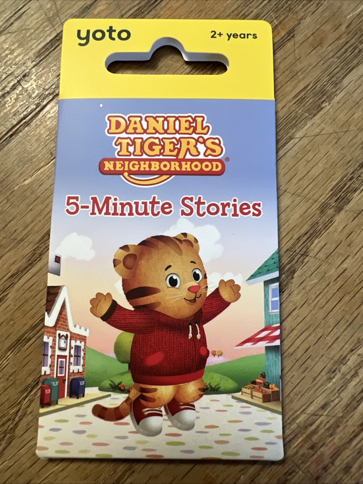 YOTO AUDIO CARD DANIEL TIGER’S NEIHGBORHOOD 5 MINUTE STORIES Kids 40 Min Run NEW