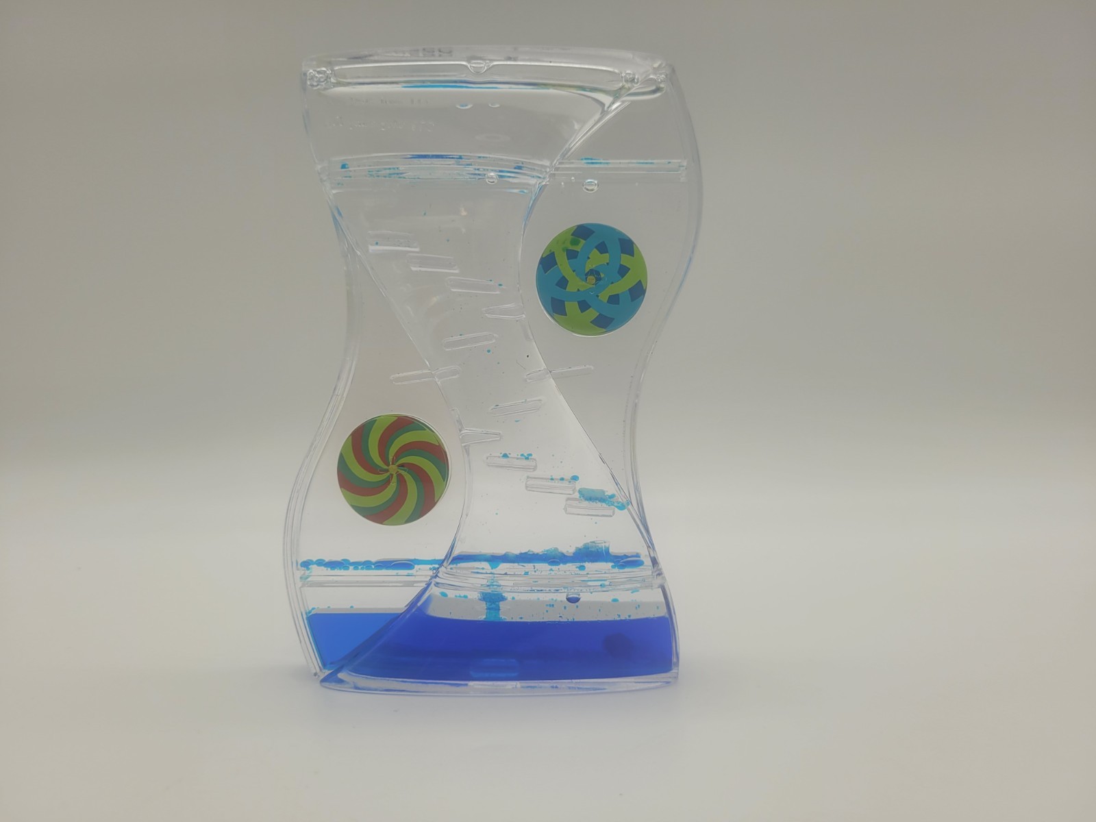 Big Time Toys Liquid Motion Bubbler Timer Sensory Fidget Blue Adults Beach