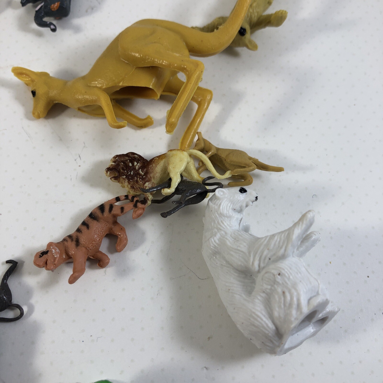 Vintage Toy Animals Mixed Lot of 25 Monkeys Bears Polar Bears 1970s