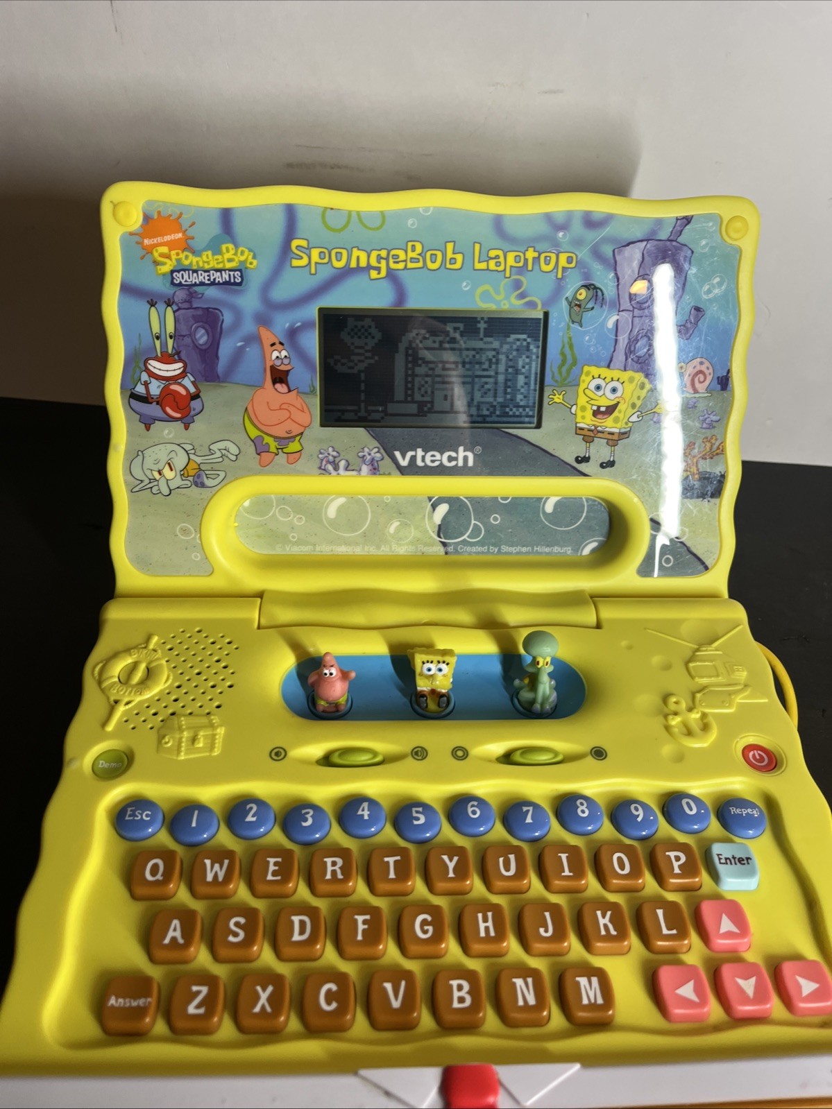 Vtech SpongeBob SquarePants 15 Activity Educational Laptop Vintage – Works great