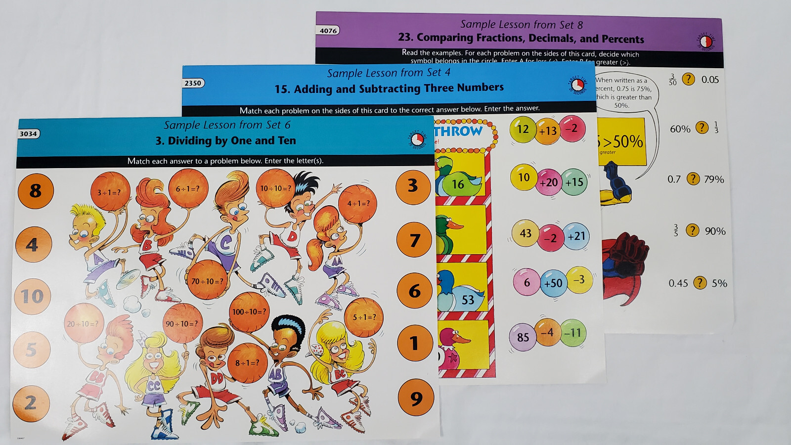 Math Safari Educational Insights Model EI-8400U Learning System w/Cards VINTAGE