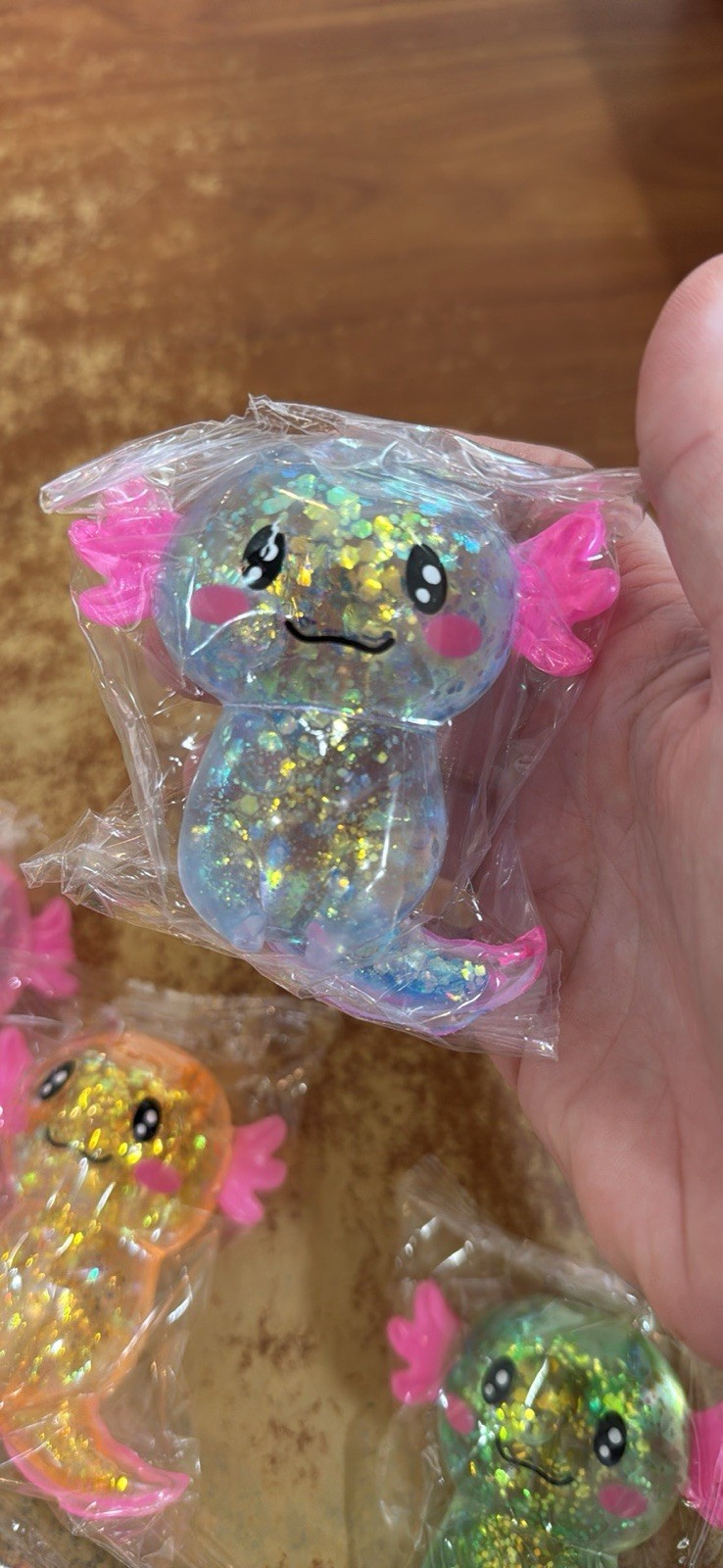 Single Axolotl Needoh Type Squishy Color Will Vary