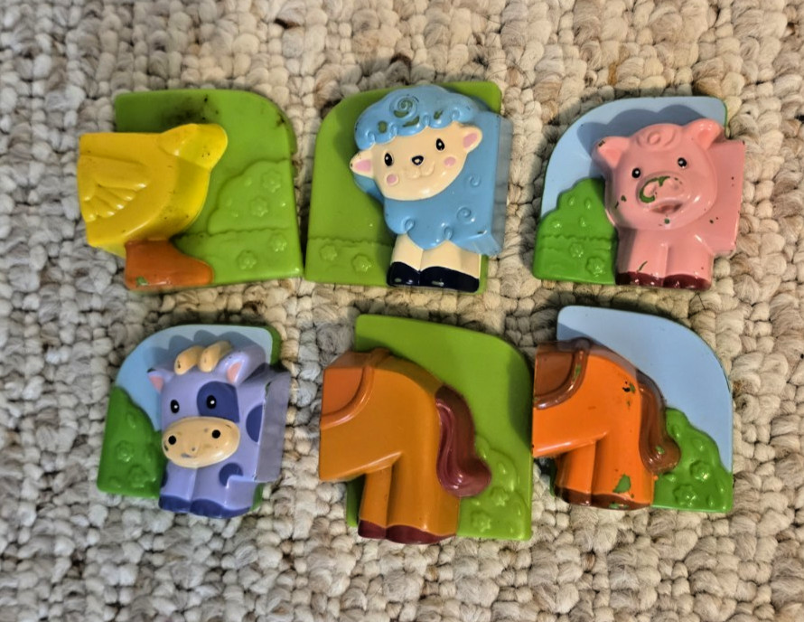 LeapFrog Fridge Farm Magnetic Animal- Set of half Replacement pcs **No full pair